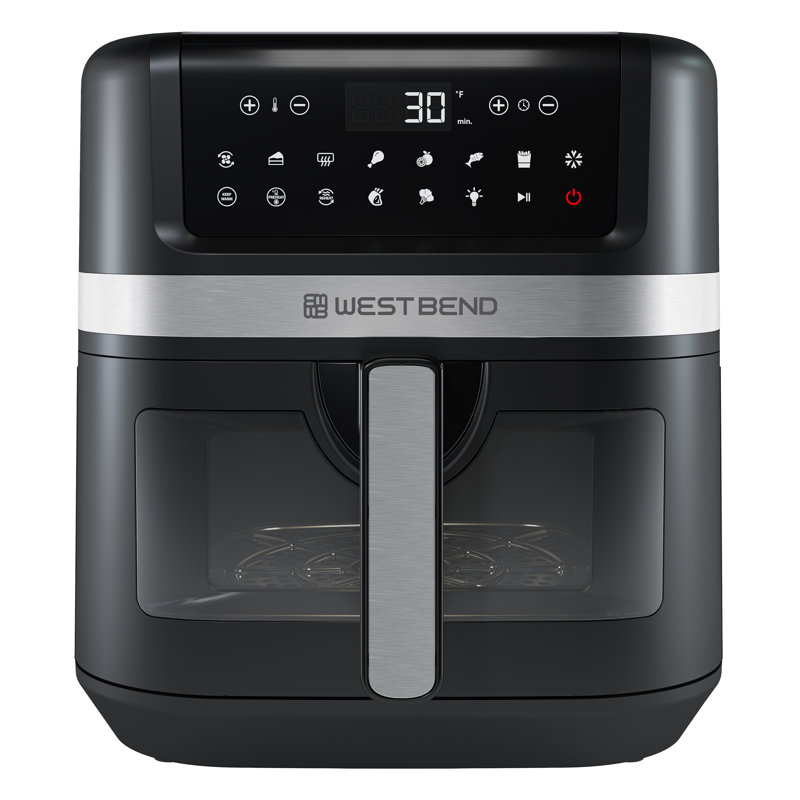 West Bend 7 Qt Air Fryer With 13 Presets, In Black & Reviews